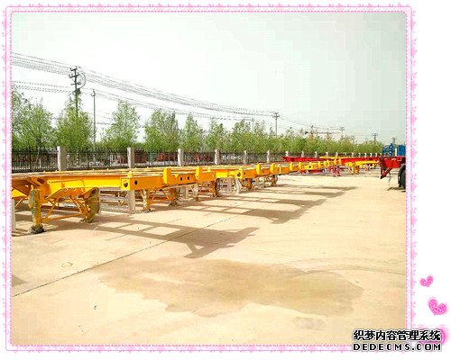 上虞30英尺危险品骨架半挂车环保因素 促使价格走高