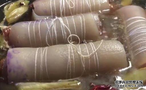 猪皮别再做猪皮冻了,教你新吃法,1瓶啤酒搞定,好吃好看又好做