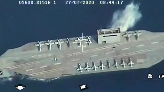 美伊交锋再次升级,伊朗发起强硬报复,“击沉”一艘美国航母警告