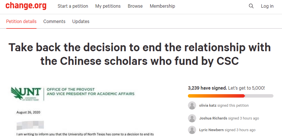 美国一大学突然驱逐所有中国公派留学生,限1月内离境