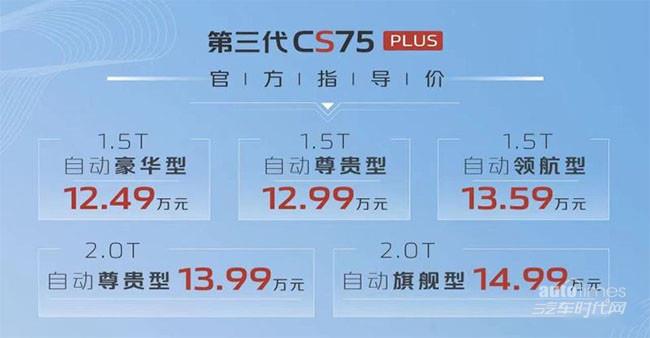 CS75 PLUS 12.49-14.99